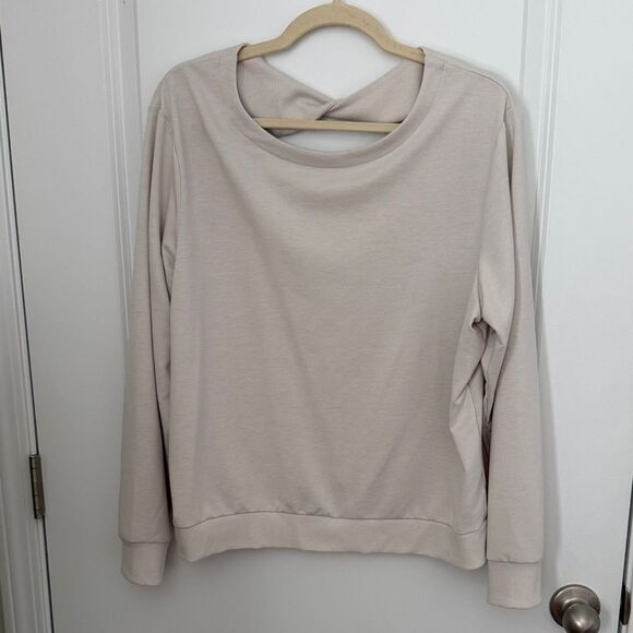 Avia Women's Light Beige Sweatshirt - Picture 1 of 2
